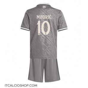 Real Madrid Luka Modric #10 Terza Maglia Bambino 2024-25 Manica Corta (+ Pantaloni corti)